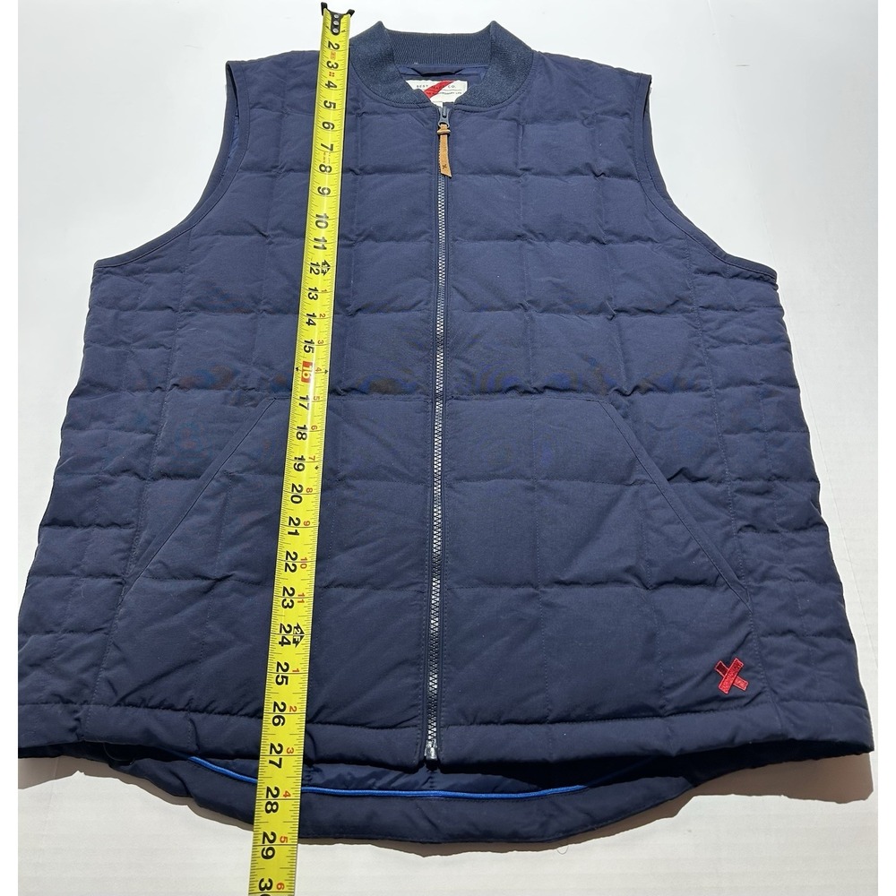 Best Made Co. Puffer Vest Men's Size Large Navy Blue Goose Down 800 Fill Quilted - Picture 4 of 10